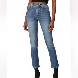 Reformation Palermo High Rise Straight Classic Blue Women's Jeans